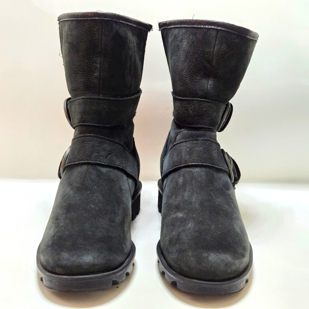 Sorel ‘Moto Cozy’, black boots, size 8 - Picture 2 of 8